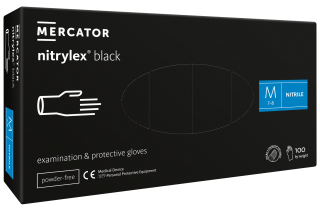 Nitrilové rukavice nitrylex black 100ks