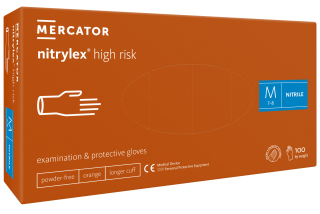 Nitrilové rukavice nitrylex high risk 100ks