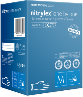 Nitrilové rukavice nitrylex one by one 200ks