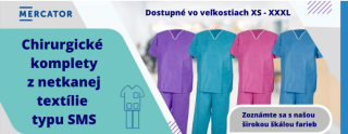 W-OPERO chirurgický komplet z netkané textilie SMMS modrá, Mercator