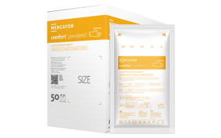 Mercator Medical comfort powdered EO sterilné, 50 párov